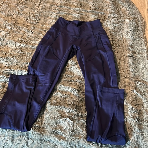Lulu leggings, dark blue, size 2 - Picture 1 of 5